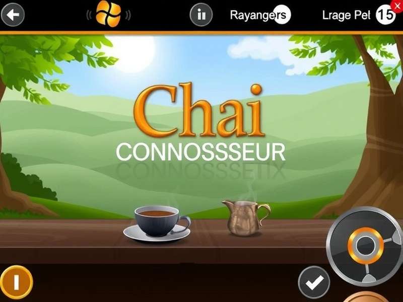 Chai Connoisseur Main Gameplay Chai Connoisseur Game Screenshot
